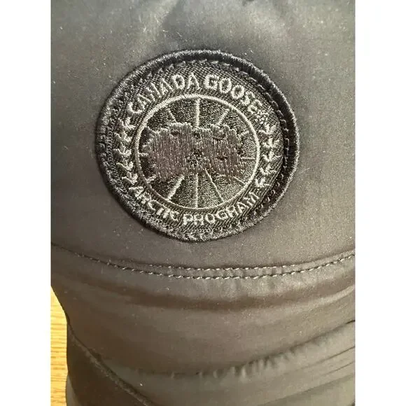 Canada Goose Cypress Fold-Down Puffer Boots Black Size 10 New in Box Snow Winter - Picture 5 of 12